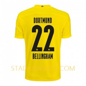 Virallinen pelipaita Borussia Dortmund Jude Bellingham 22 Koti 2020-21 Lyhythihainen - Miesten